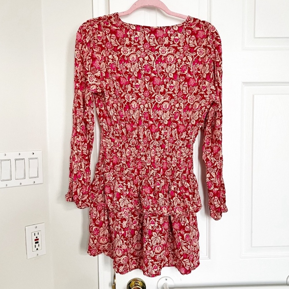 Zara Floral Ruffle Dress - Picture 3 of 9